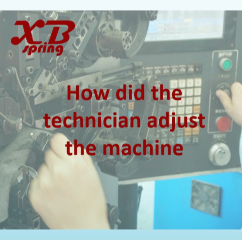Hvordan justerede teknikeren maskinen